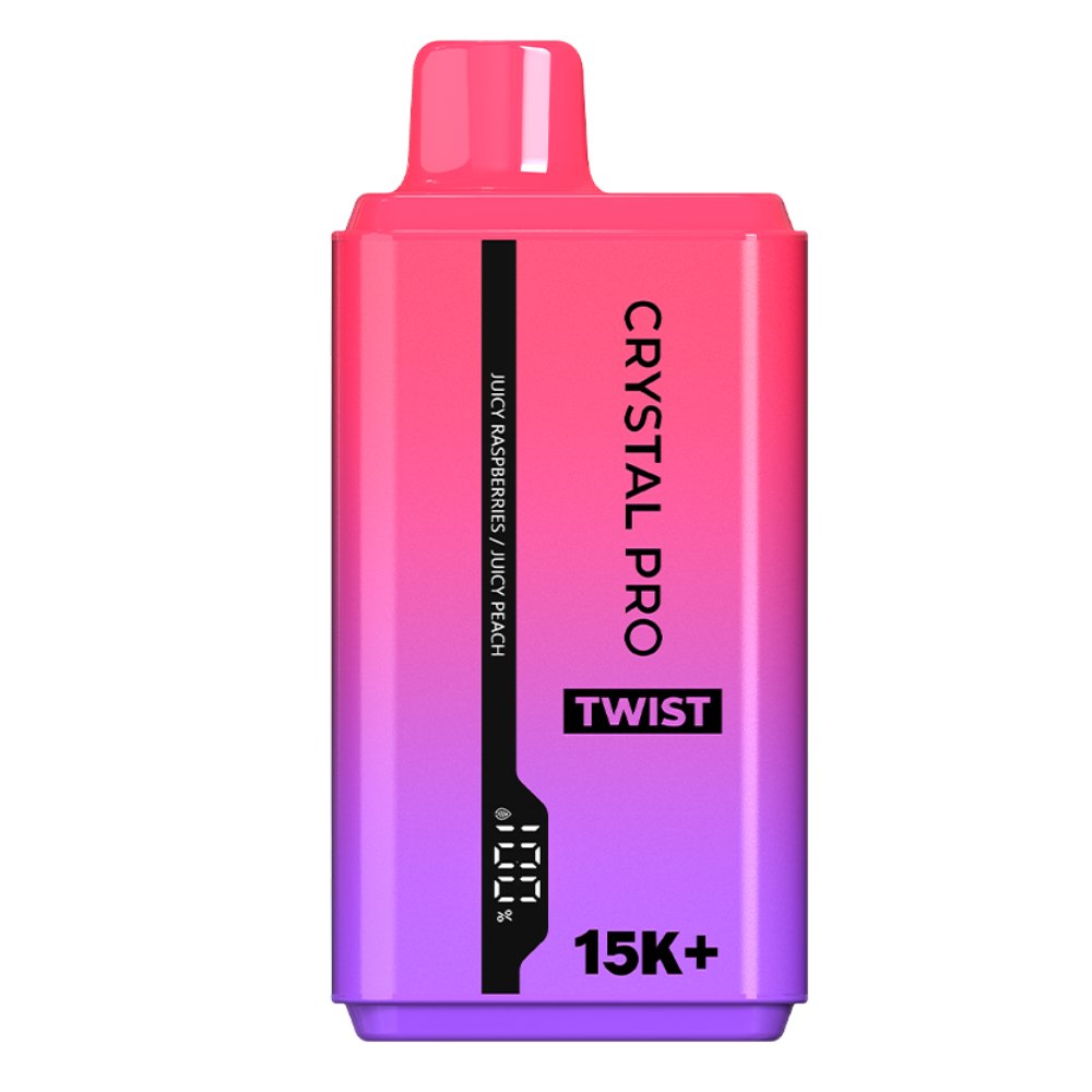 The Crystal Pro Twist 15000 Puffs Disposable Vape Box of 10 - Best Vape Wholesale