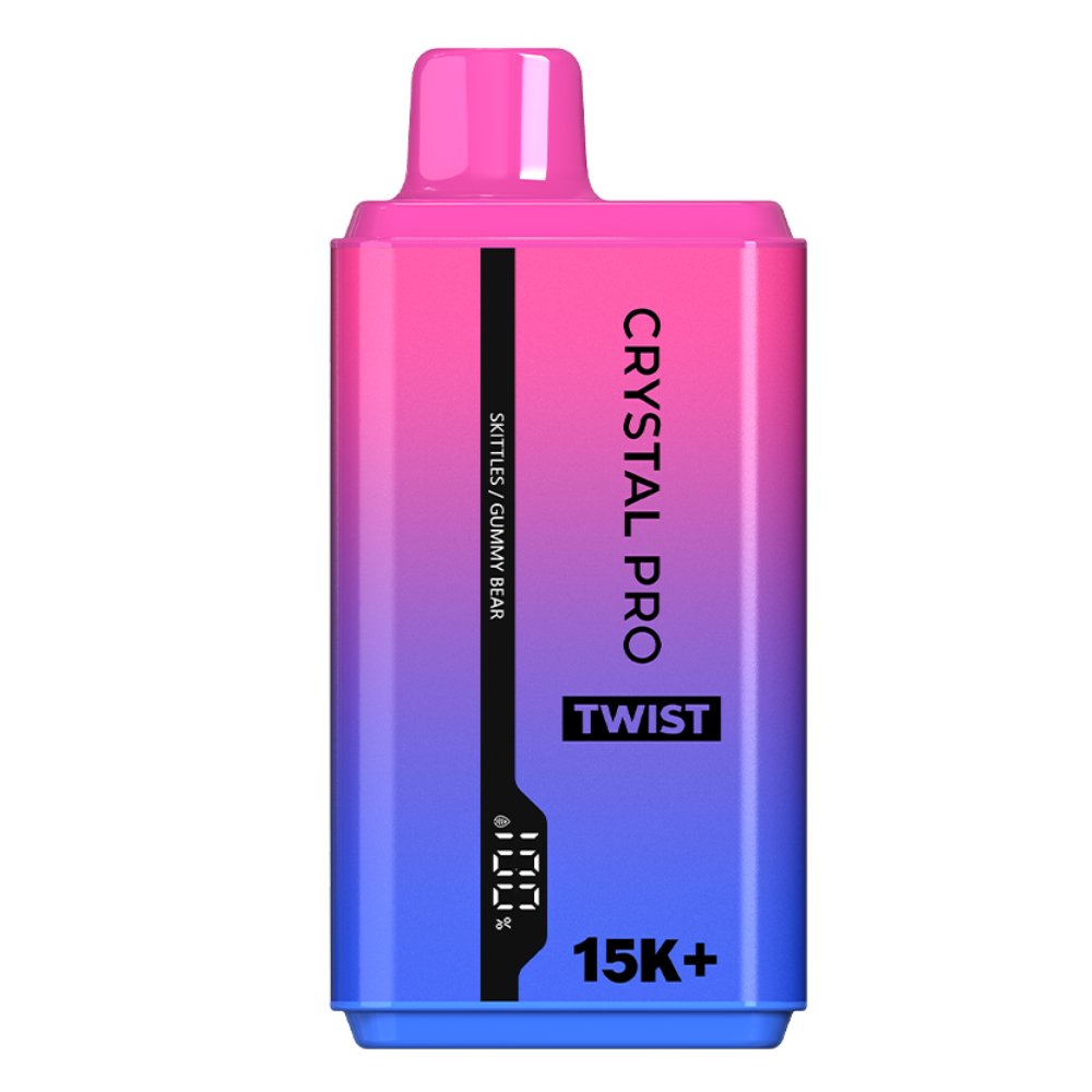 The Crystal Pro Twist 15000 Puffs Disposable Vape Box of 10 - Best Vape Wholesale