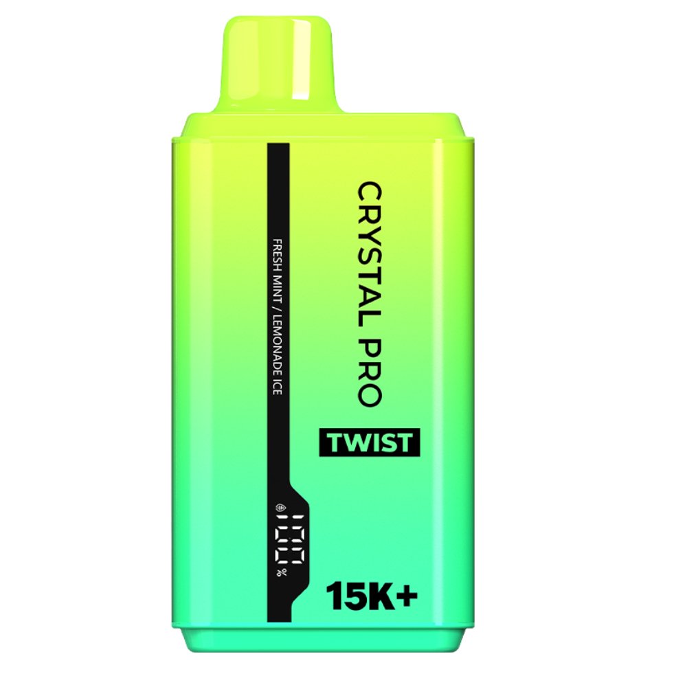 The Crystal Pro Twist 15000 Puffs Disposable Vape Box of 10 - Best Vape Wholesale