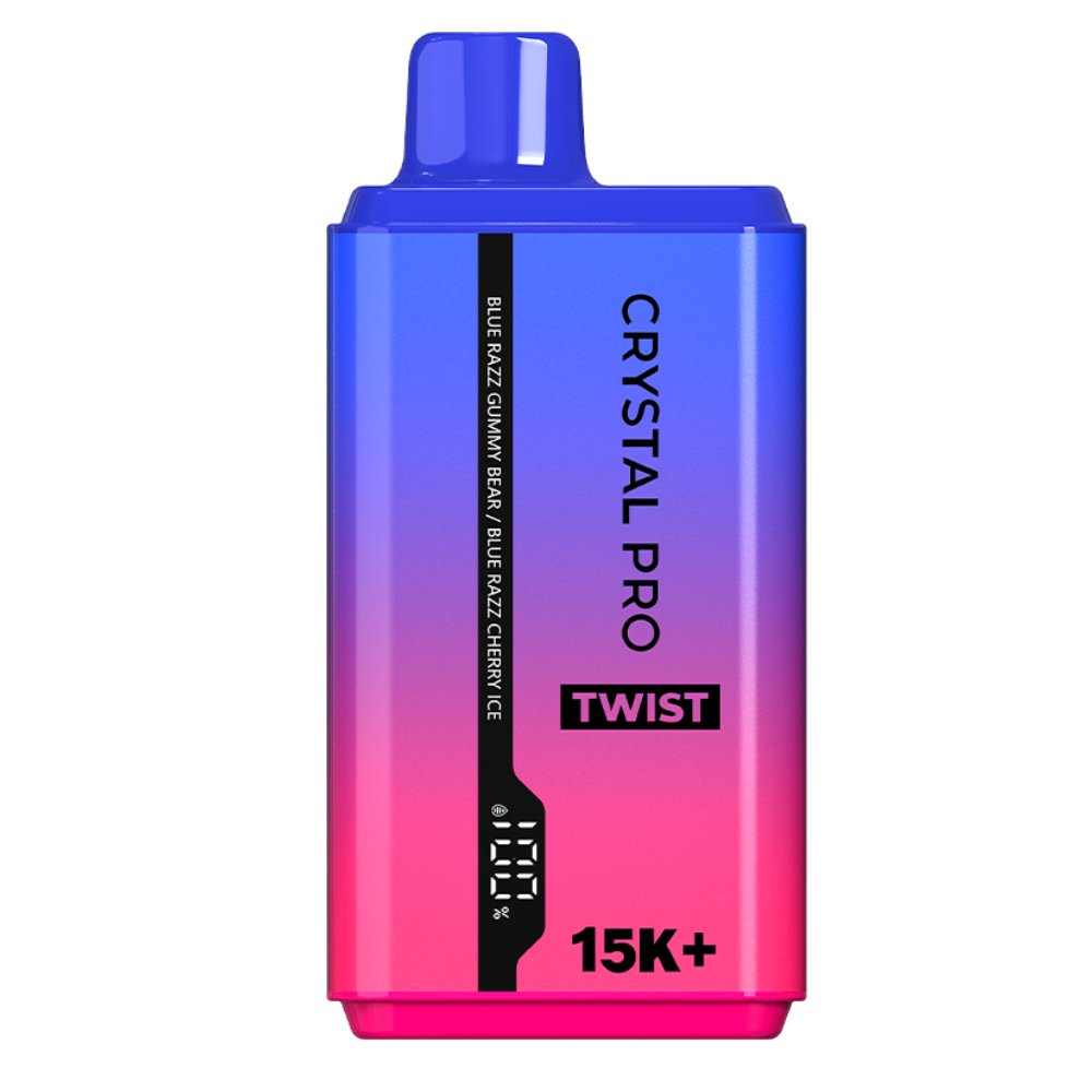 The Crystal Pro Twist 15000 Puffs Disposable Vape Box of 10 - Best Vape Wholesale
