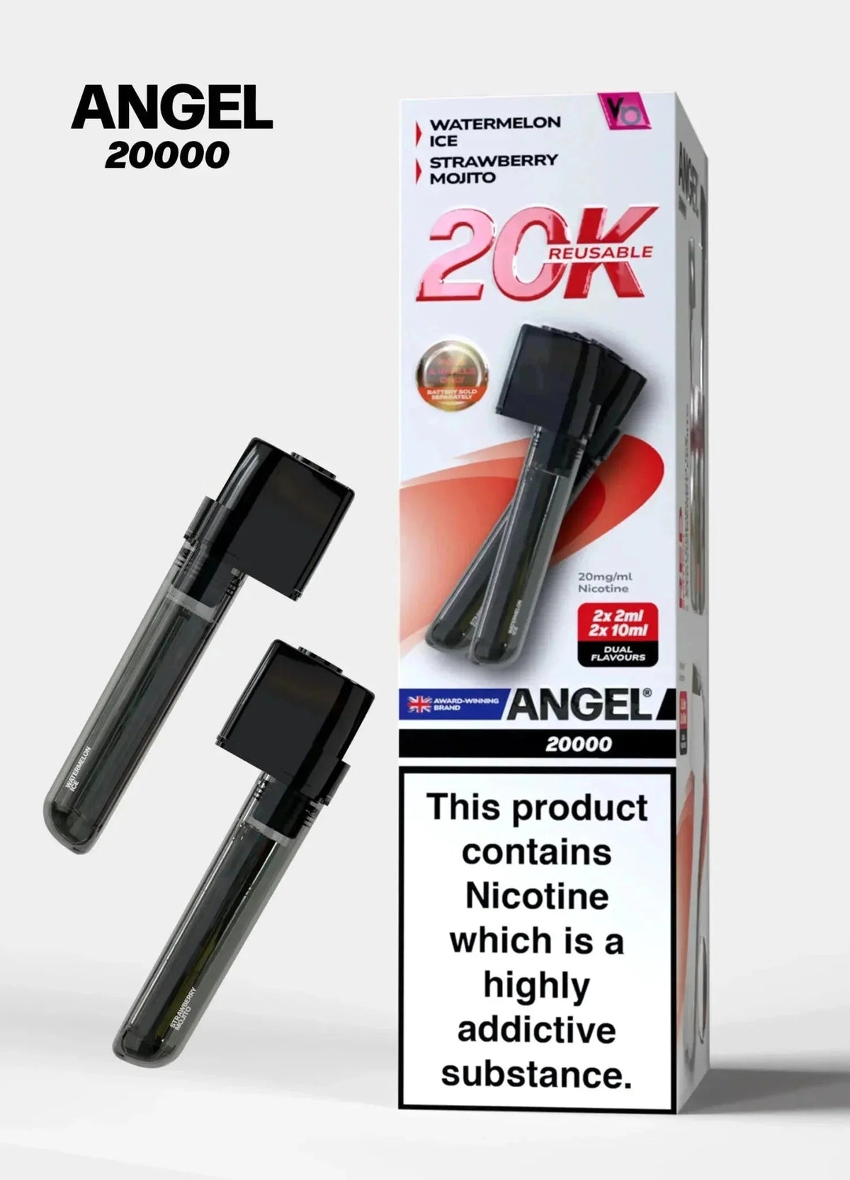 Vapes Bars Angel 20000 Prefilled Pods Box of 5 - Best Vape Wholesale