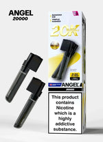 Buy Vapes Bars Angel 20000 Prefilled Pods Box of 5 - Yellow Edition