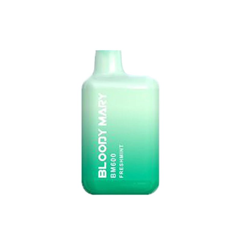 Bloody Mary BM600 Disposable Vape Pod Box of 10-Fresh Mint-vapeukwholesale
