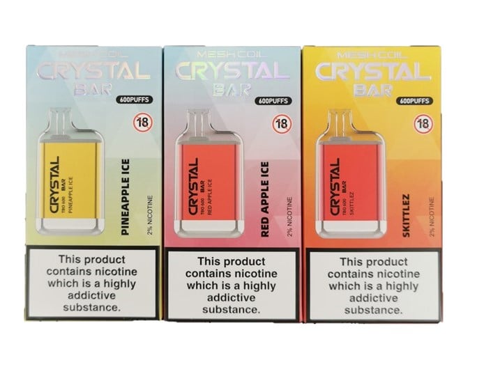 Bloody Mary TBO Crystal Bar 600 Disposable Vape Box of 10 - Best Vape Wholesale
