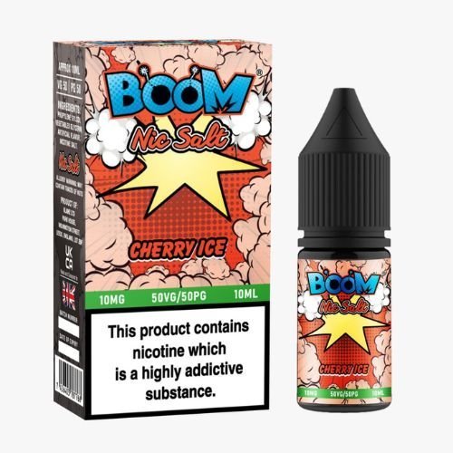 Boom Nic Salts 10ml E-liquids - Box of 10 - Best Vape Wholesale