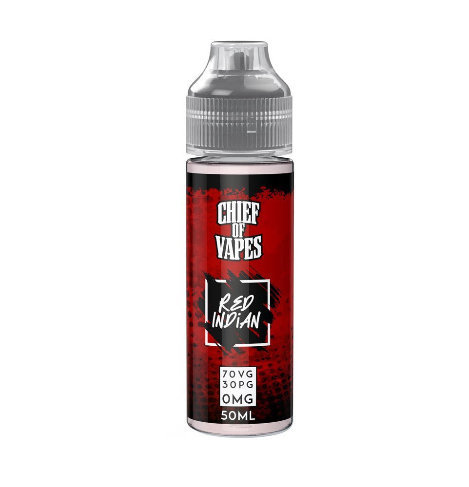 Buy Chief Of Vapes - Fireball - 50ml E - liquids Shortfill - Red Indian