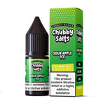 Buy Chubby Salt 10ml E - liquids Nic Salts - Box of 10 - Sour Apple Ice