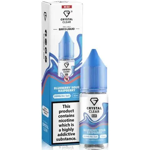 Crystal Clear Nic Salts 10ml- Pack of 10 - Best Vape Wholesale