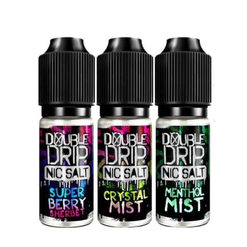 Double Drip 10ML Nic Salt (Pack of 10)-10mg-vapeukwholesale