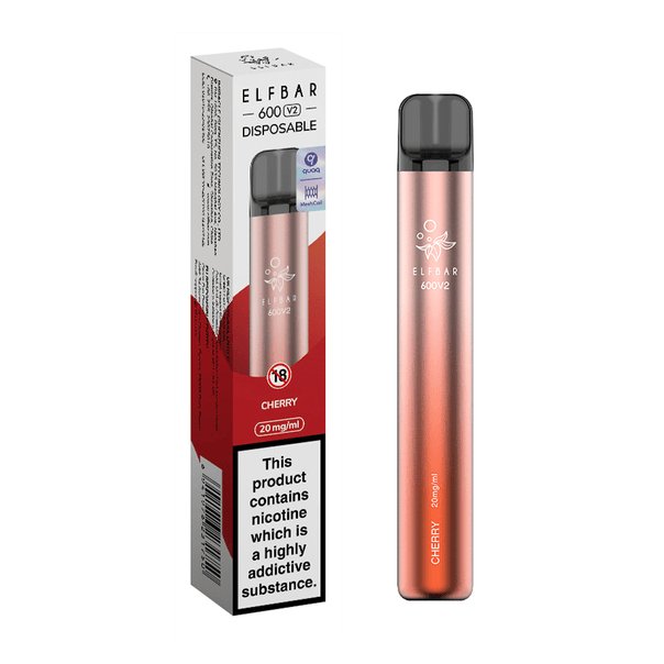 Elf Bar V2 600 Disposable Vape Puff Pod Box of 10 - Best Vape Wholesale