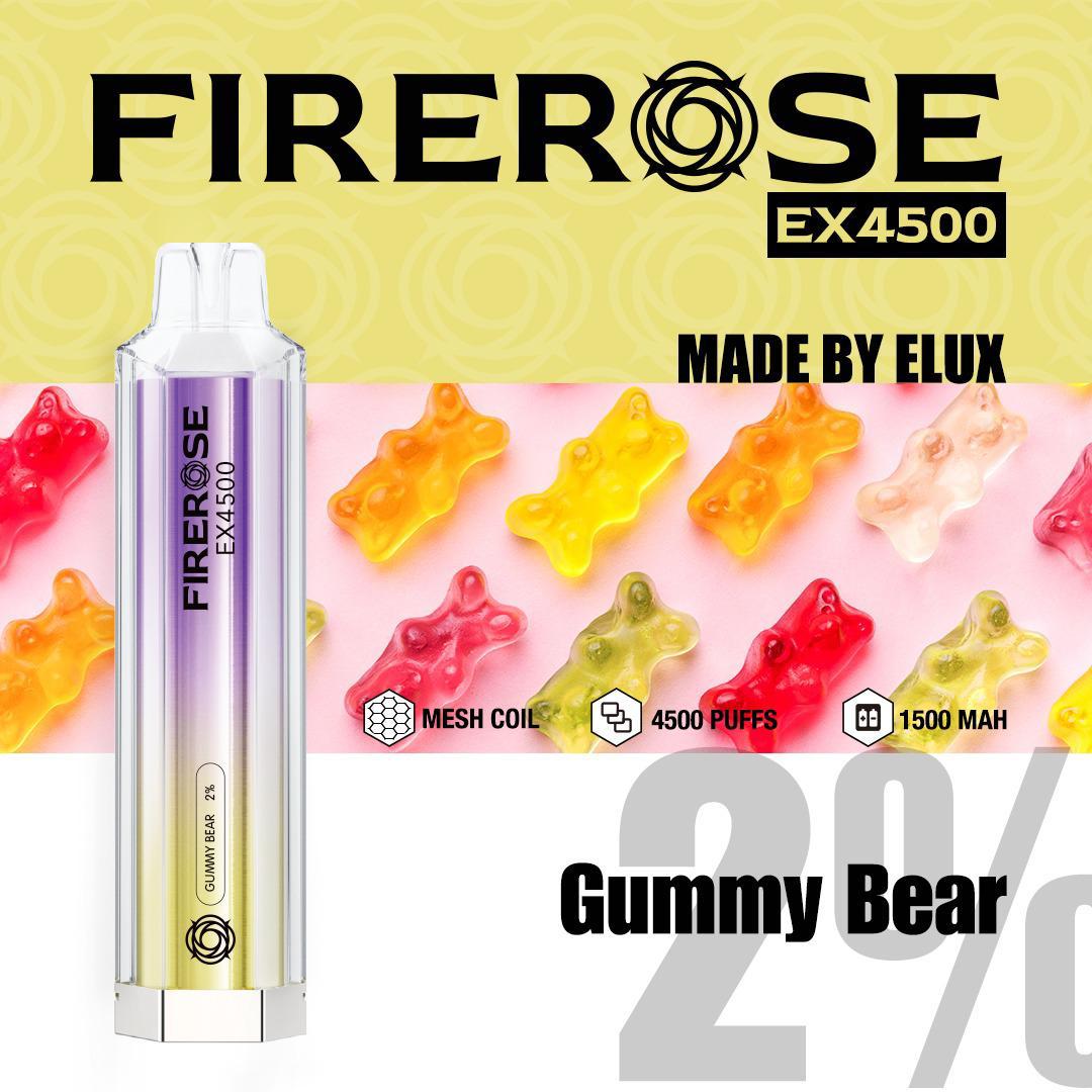 Firerose 4500 Puffs Disposable Vape Box of 10 - Best Vape Wholesale