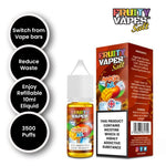 Buy Fruity Vapes Salt 10ml Nic Salts Box of 10 - Mango Ice