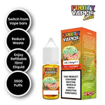 Buy Fruity Vapes Salt 10ml Nic Salts Box of 10 - Apple Peach
