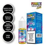 Buy Fruity Vapes Salt 10ml Nic Salts Box of 10 - Blue Berry Ice