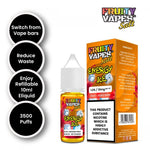 Buy Fruity Vapes Salt 10ml Nic Salts Box of 10 - Energy Ice