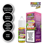 Buy Fruity Vapes Salt 10ml Nic Salts Box of 10 - Passion Fruit Guava