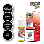 Buy Fruity Vapes Salt 10ml Nic Salts Box of 10 - Red Apple Ice