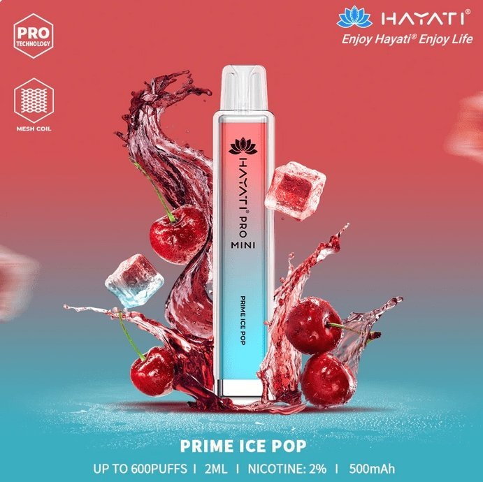 Hayati Mini Pro 600 Disposable Vape Puff Bar Pod Box of 10 - Best Vape Wholesale