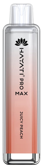 Buy Hayati Pro Max 4000 Puff Disposable Vape Pod - Box of 10 - Juicy Peach
