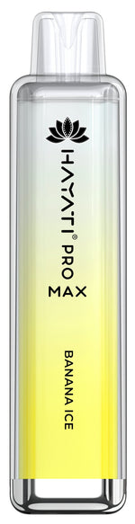 Buy Hayati Pro Max 4000 Puff Disposable Vape Pod - Box of 10 - Banana Ice