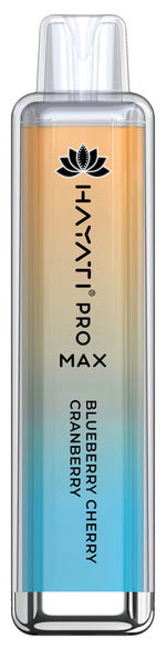 Buy Hayati Pro Max 4000 Puff Disposable Vape Pod - Box of 10 - Blueberry Cherry Cranberry