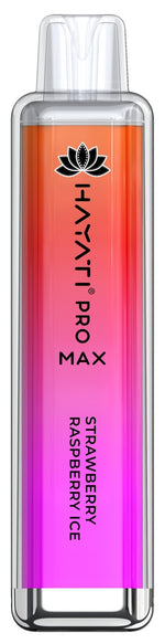 Buy Hayati Pro Max 4000 Puff Disposable Vape Pod - Box of 10 - Strawberry Raspberry Ice