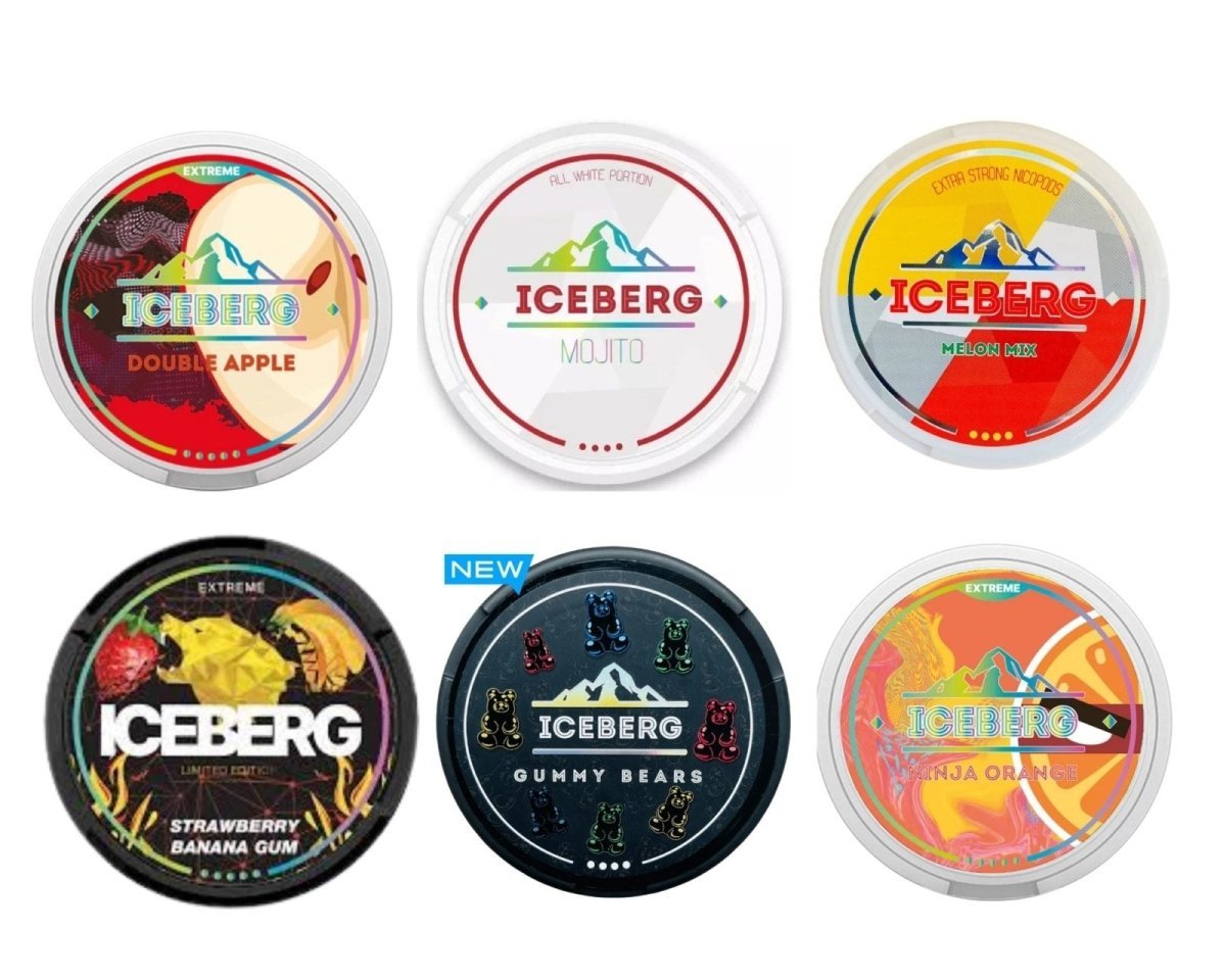 Iceberg Nicopods - 15% - Box of 10 - Best Vape Wholesale