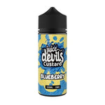 Buy Juice Devils 100ml E - liquids Shortfill - Blueberry Custard