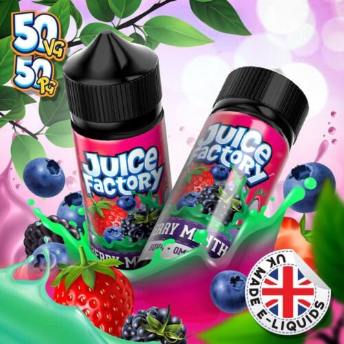 Buy Juice Factory E - Liquid 100ml E - liquids - Blueberry Menthol
