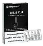 Buy KangerTech MT32 Coil - Pack of 5 - 1.5 ohm