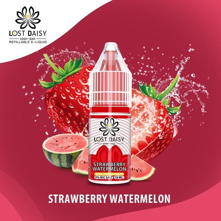 Buy Lost Daisy 5000 Bar Salt 10ml - Box of 10 - Strawberry Watermelon