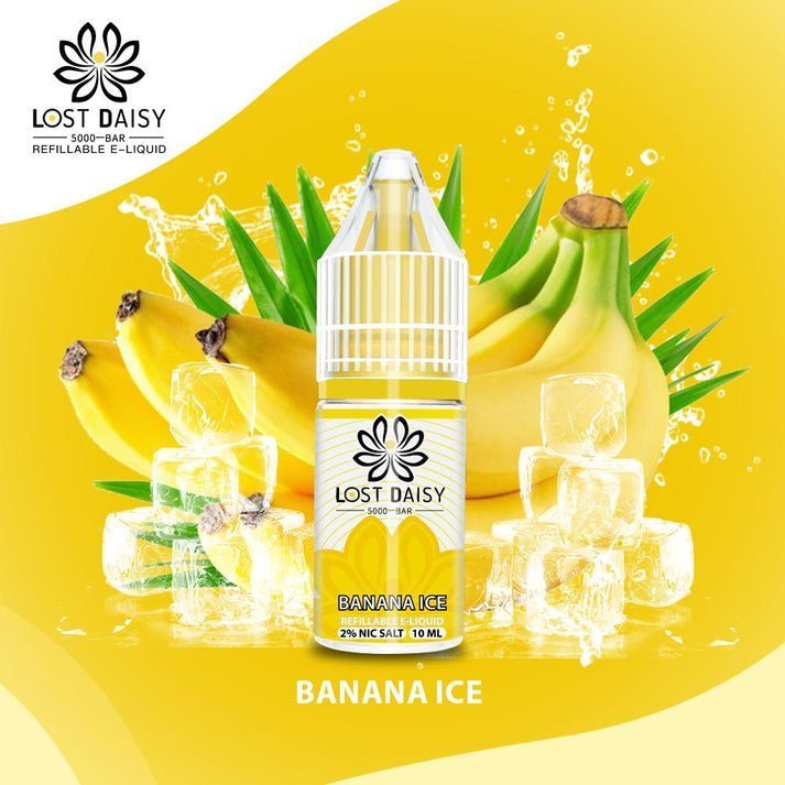 Buy Lost Daisy 5000 Bar Salt 10ml - Box of 10 - Banana Ice