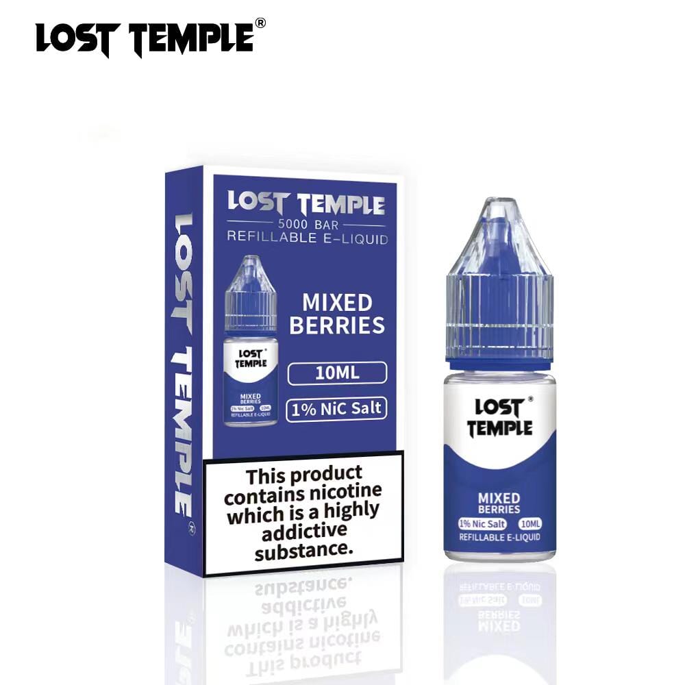 Lost Temple Nic Salts 10ml - Box of 10 - Best Vape Wholesale