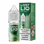 Buy Lostliq 3000 Nic Salts 10ml - Box of 10 - Green Apple Ice