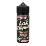 Buy Lux E - liquid 100ml Shortfill - Strawberry Custard