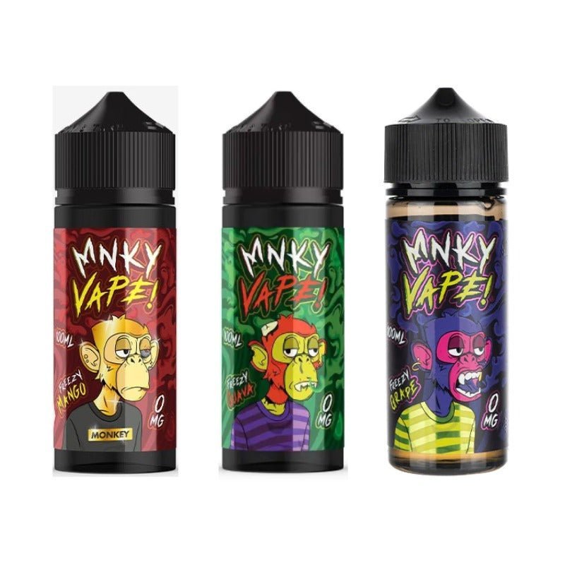 Mnky Vape 100ml E-liquid Shortfill - Best Vape Wholesale