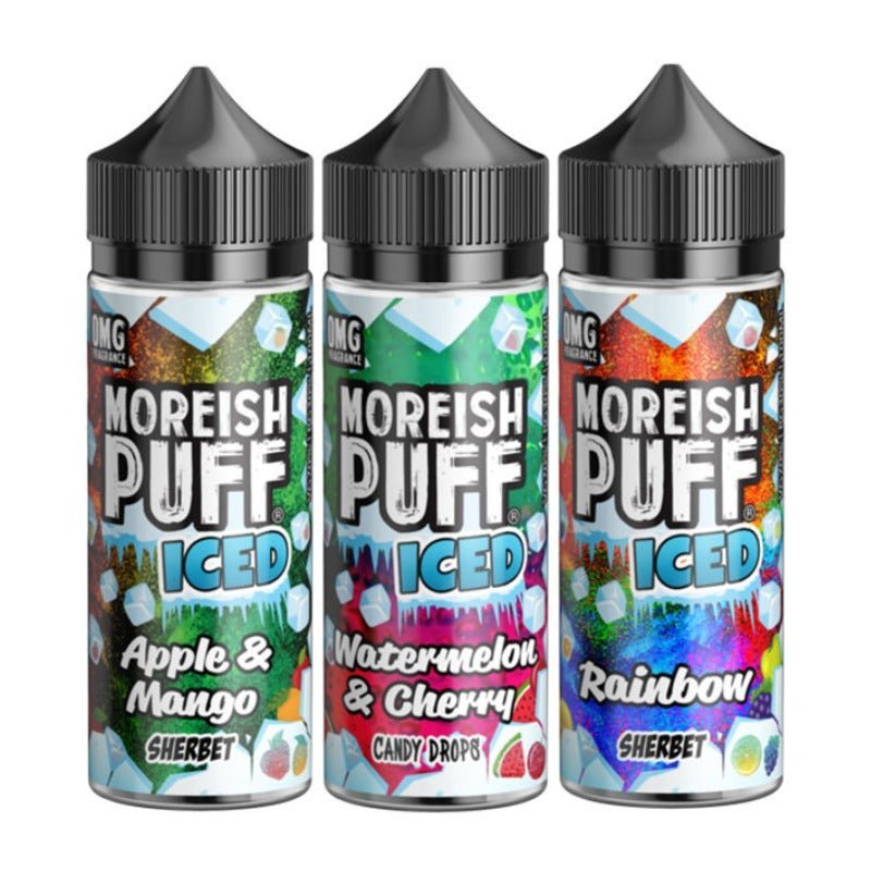 Buy Moreish Puff Iced 100ML Shortfill - Blackberry Fruits