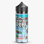 Buy Moreish Puff Menthol 100ML Shortfill - Grape & Strawberry