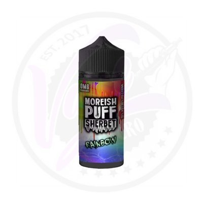Buy Moreish Puff Sherbet 100ML Shortfill - Rainbow