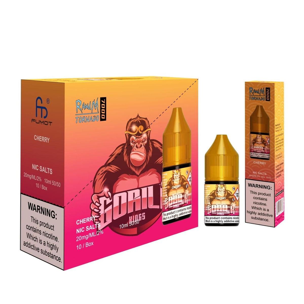 R and M 7000 Nic Salt 10ml - Box of 10 - Best Vape Wholesale