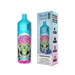 Buy RandM Tornado 9000 Puffs Disposable Vape Box of 10 - Blue Razz Kush