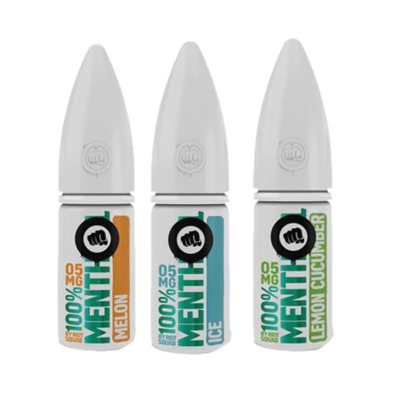Riot Squad Menthol Series 10ML Nic Salt (Pack of 10) - Best Vape Wholesale