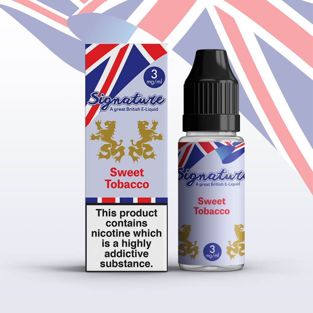 Signature - Sweet Tobacco - 10ml (Pack of 10) - Best Vape Wholesale