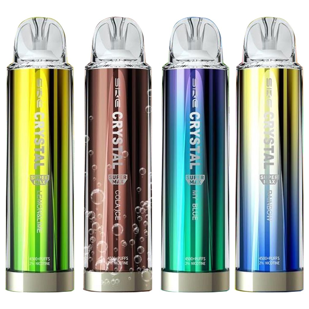 Ske Crystal Original Super Max 4500 Disposable Vape Puff Pod Box Of 10 - Best Vape Wholesale