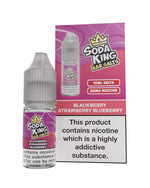 Buy Soda King Nic Salt 10ml - Box of 10 - Blueberry Strawberry Blackberry
