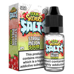 Buy Sour shockers Nic Salt 10ml Pack of 5 - Straw Melon Sour
