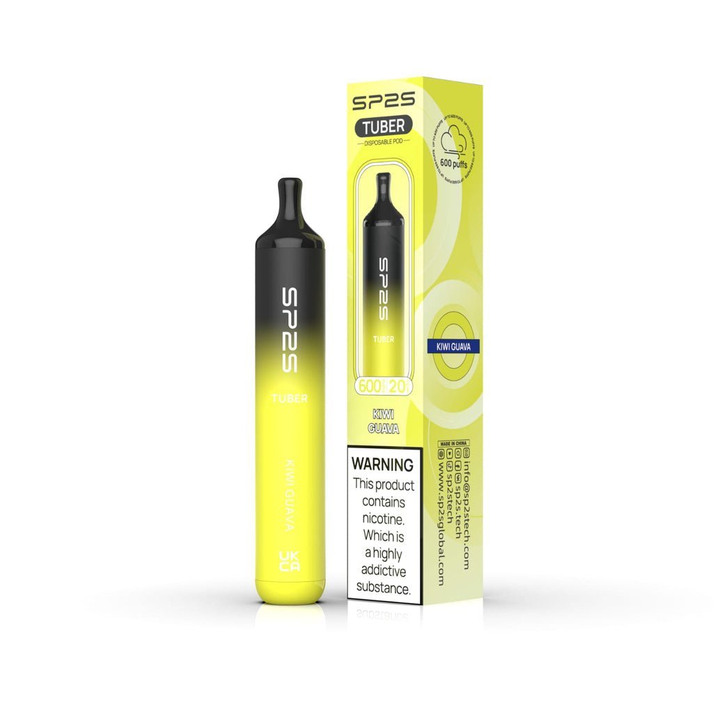 SP2S Tuber 600 Puffs Disposable Vape Pod Box of 10 - Best Vape Wholesale