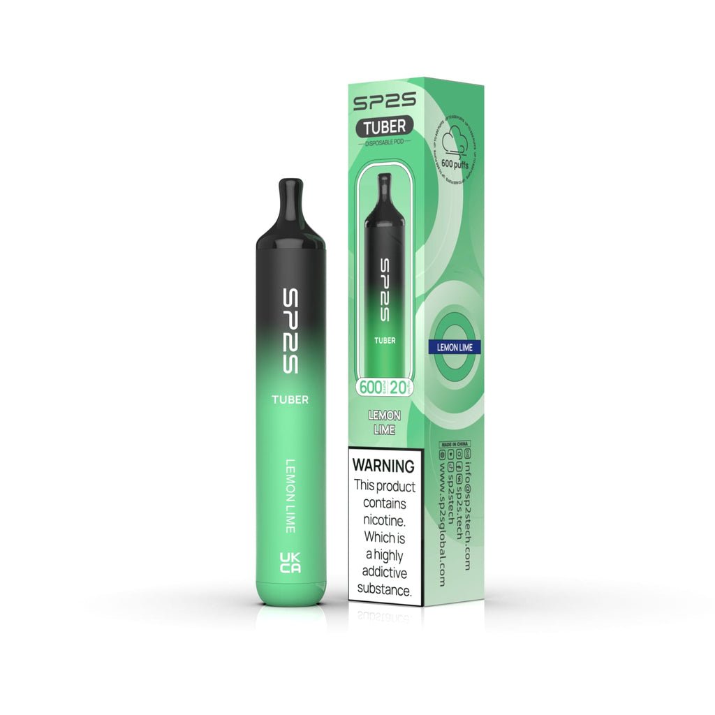 SP2S Tuber 600 Puffs Disposable Vape Pod Box of 10 - Best Vape Wholesale