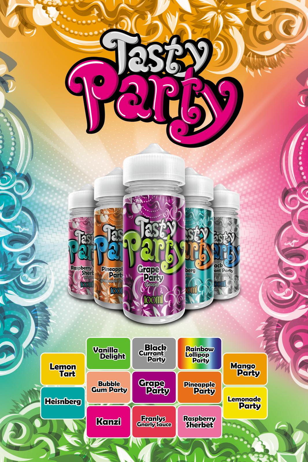 Tasty Party 100ml Shortfill - Best Vape Wholesale