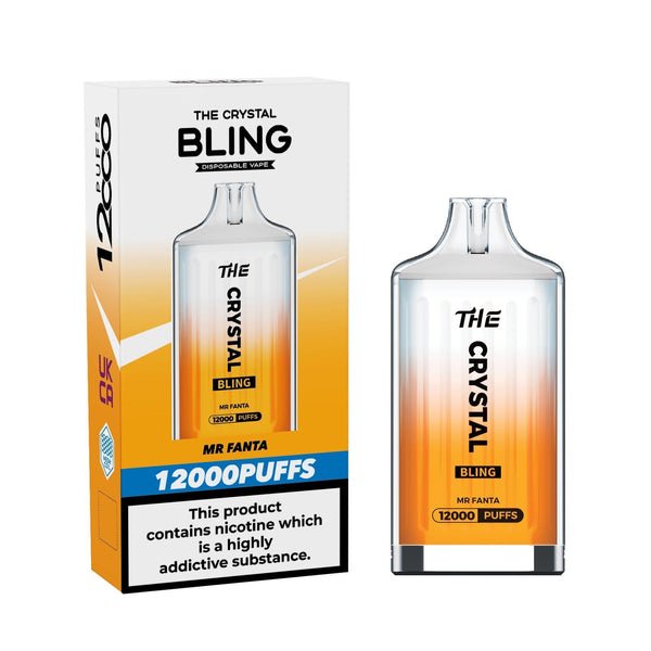 The Crystal Bling 12000 Disposable Vape Puff Pod Box of 10 - Best Vape Wholesale